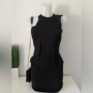 Zara Black Mini cut out dress